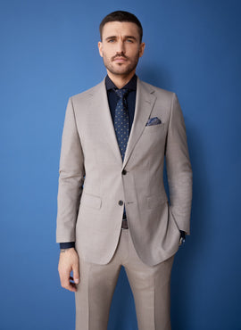 Anzug Cerruti Silklight S150. Beige