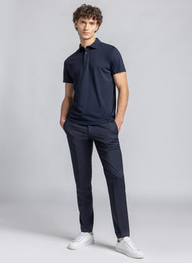 Polo Pima Cotton. Dunkelblau