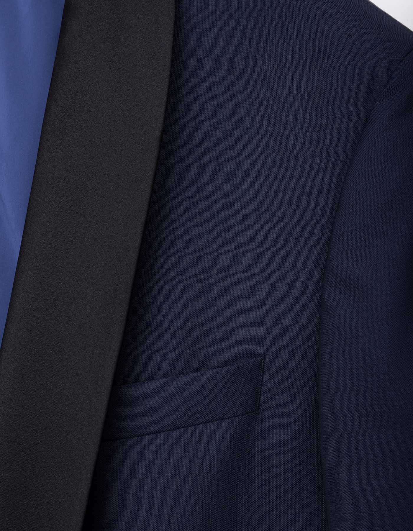 Smoking Schalkragen. Blau